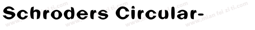 Schroders Circular字体转换